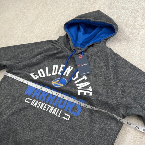 NWT Fanatics Golden State Warriors Hoodie Sweatshirt M - Picture 6 of 8